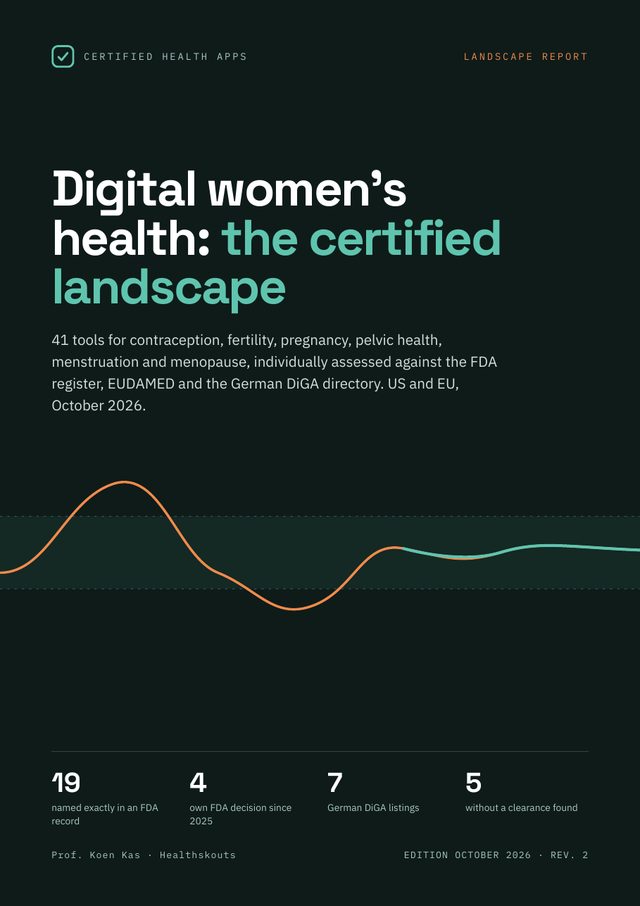 Cover of Digital women's health: the certified landscape