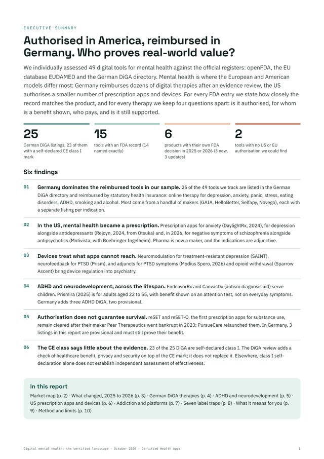 Sample page 2 of the report