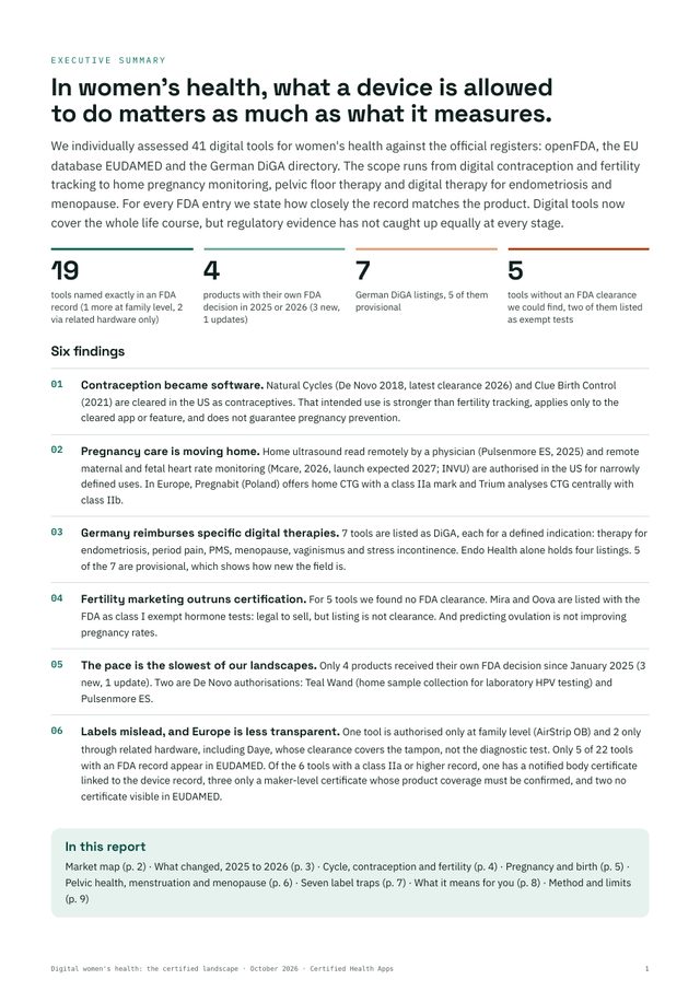 Sample page 2 of the report